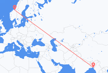 Flyrejser fra Chittagong til Trondheim