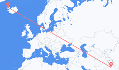 Flights from New Delhi to Ísafjörður