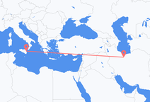 Flights from Tehran to Catania