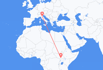 Juba to Bologna