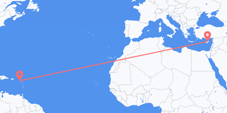 St. Kitts & Nevis to Cyprus
