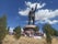 photo of tourists with Mehmetçik Monument is a monumental sculpture featuring a Turkish soldier on Kartaltepe of Polatlı, a rural area of Ankara Province, Turkey. 