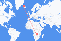 Flights from Victoria Falls to Reykjavík