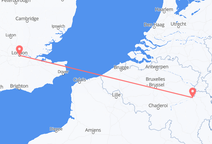 Flyg från Liege till London