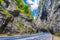 Photo of amazing summer view of Bicaz Canyon/Cheile Bicazului. Canyon is one of the most spectacular roads in Romania.