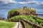 Medieval fortress Dunnottar Castle is a ruined medieval Aberdeenshire, Stonehaven on the Northeast of Scotland, UK