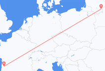 Flights from Bordeaux to Vilnius