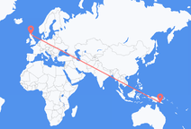 Vluchten van Port Moresby naar Inverness