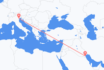 쿠웨이트 시티에서 출발해 베네치아로 향하는 항공편