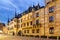 photo of grand ducal palace in the dusk, Luxembourg city.