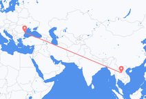 Flyrejser fra Vientiane til Constanta