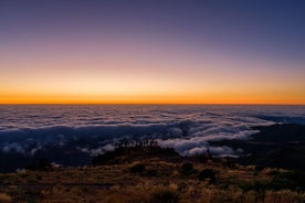 Caminhada autoguiada ao nascer do sol do Pico do Arieiro ao Pico Ruivo