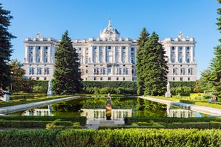 The Puerta del Sol square is the main public space in Madrid. In the middle of the square is located the office of the President of the Community of Madrid.