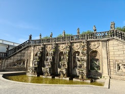 Photo of panorama of New City Hall in Hannover in a beautiful summer day, Germany.