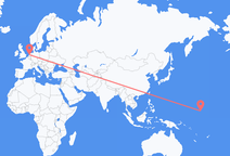 Flights from Majuro to Amsterdam