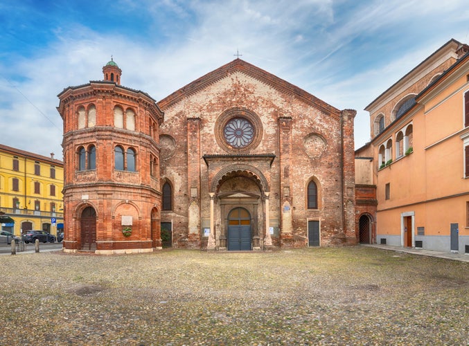 View at the Church of San Luca in Cremona, Italy