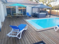 Magnifique Villa sur le Bassin d'Arcachon - JACUZZI+PISCINE - 8à10pers