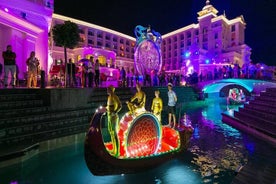 Trasferimento dello spettacolo notturno di Antalya Land of Legend con spettacolo di parata in barca