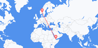 Djibouti to Norway