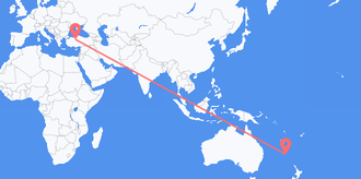 Flights from Norfolk Island to Turkey