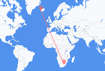 Flug frá Maseru til Reykjavíkur