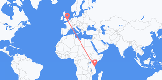 Flights from Tanzania to the United Kingdom