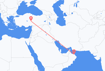 Loty z Muscat do Kayseri