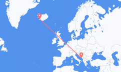 Flights from Dubrovnik to Reykjavík
