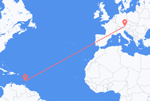 세인트 빈센트 출발, 잘츠부르크 도착 항공편