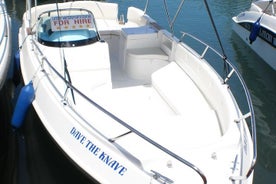 Luxury Private Self-drive Marinello 22 boat in Latchi 4 Hour Trip