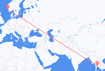 방콕 출발, 헤우게순 도착 항공편