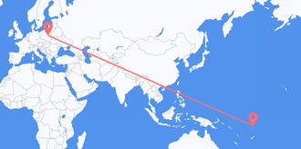 Flights from Tuvalu to Poland