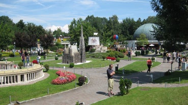 Village of Velden at lake Worther See in Carinthia,Austria.