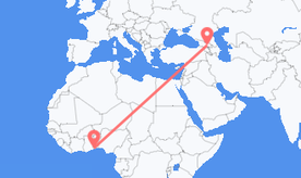 le Togo pour la Géorgie