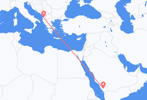 Flüge von Yemen Abha nach Tirana