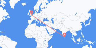 Flights from Sri Lanka to the United Kingdom