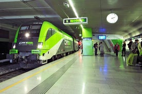 Tren CAT (City Airport Train) entre el aeropuerto y la ciudad de Viena