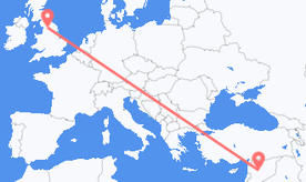 Flights from Syria to England