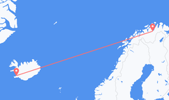 Flights from Reykjavík to Lakselv