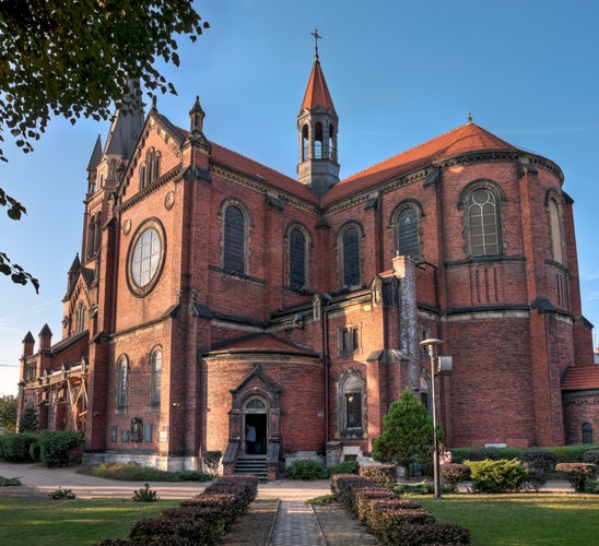 Cathedral Basilica of the Assumption of the Blessed Virgin Mary,Sosnowiec,Poland.