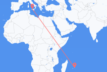 Flights from Mauritius Island to Palermo