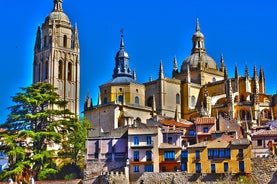 Photo of View on Peniscola from the top of Pope Luna's Castle , Valencia, Spain.