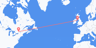 Flights from Canada to the Isle of Man