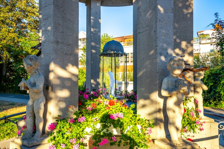 photo  of  view of Drink Water Fountain in Bad Vilbel, Germany.