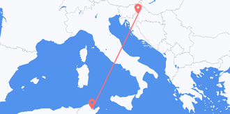 Tunisia to Croatia