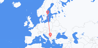 Sweden to Kosovo