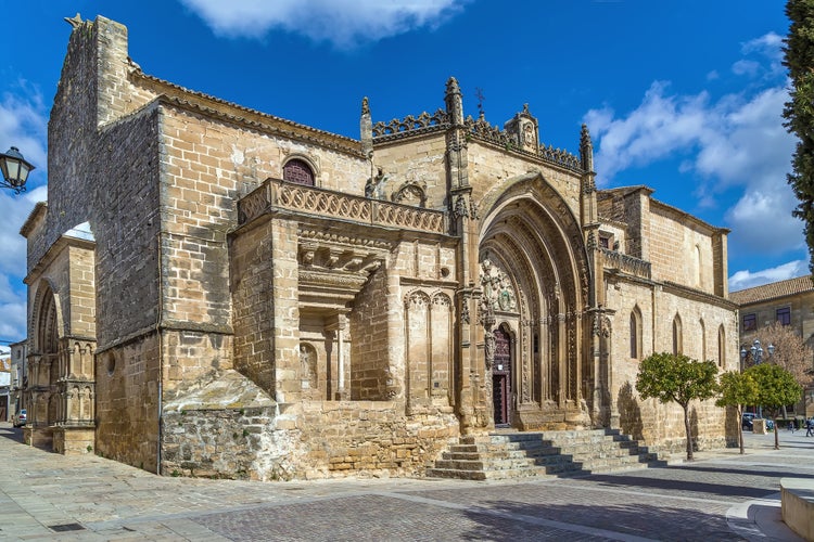 Entrance to the San Pablo church in Ubeda, Spain