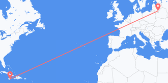 Jamaica to Lithuania