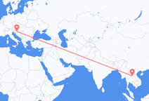 Vientiane to Zagreb