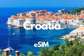 Kroatien Data eSIM 0,5 GB dagligen till 50 GB 30 dagar